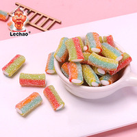 Caramelos de Regaliz Masticables Halal con Relleno Afrutado, en Forma de Barra, de Colores, 120 Unidades, Marca Privada Personalizada