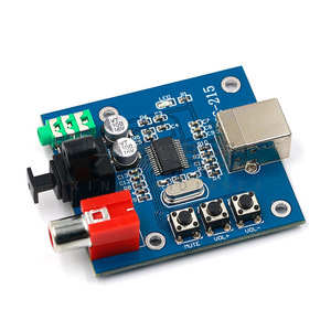 PCM2704 การ์ดเสียง USB โมดูลถอดรหัส DAC อินเทอร์เฟซเสียงภายนอก 2 ช่องสัญญาณเอาต์พุตสเตอริโอไฮไฟ - Product Image 3