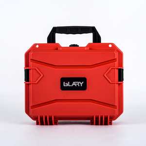 GLARY Estuche médico protector duro resistente a los impactos Caja de almacenamiento de servicio de primeros auxilios de plástico Caja de caja vacía médica con cerradura - Product Image 3