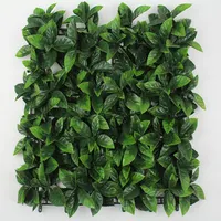 저렴한 내화성 인공 회양목 울타리 수직 녹색 벽