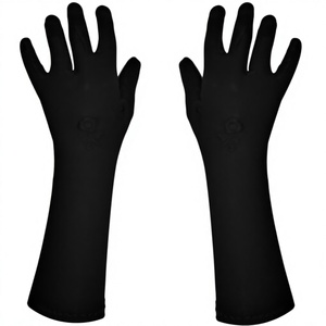 Guantes Largos Modestos para Oración Musulmana, para Mujer, de Viscosa/Elastano, Compatibles con Pantalla Táctil, Alta Elasticidad, Multicolor - Product Image 2