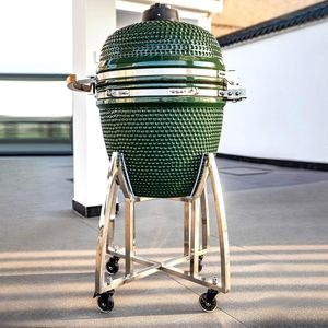 Soporte portátil para parrilla de carbón para grandes accesorios de huevo verde barbacoa plegable sin humo para acampar en casa y - Product Image 2