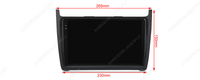 Mekede commande vocale 360 caméra voiture android 9 pouces écran tactile pour VW Polo Golf Passat bt gps dsp autoradio