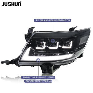 JUSHUN New Auto Parts for <strong>Toyota</strong> <strong>Hilux</strong> <strong>Vigo</strong> 2012-2014 Car <strong>Headlight</strong> with 3 LEN Streamer Turn Signal - Product Image 4
