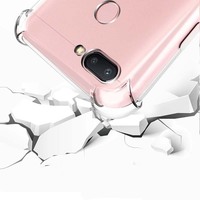 Fabrication 1.0MM Épaisseur Conception Antichoc Souple TPU Transparent Téléphone Mobile Couverture Arrière Cas pour Oppo R9S F3 Plus