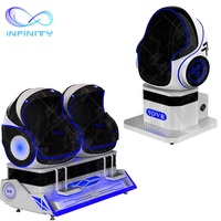 Chaise œuf Infinity, réalité virtuelle, machine de jeu VR, cinéma 9D VR, arcade VR, simulateur 360 VR, simulateur de vol, avec prix d'usine bas
