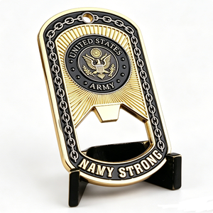 ที่เปิดขวดรูปป้ายห้อยคอ สลักลายธีมอินทรีและนางฟ้า แบบเคลือบเงา 3 มิติ ของที่ระลึกสำหรับวันพ่อและวันรับปริญญา - Product Image 6