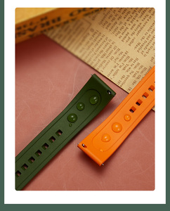 <span class=keywords><strong>Correa</strong></span> de reloj de goma FKM de lujo con liberación rápida Compatible con Rolx Omga S Watch 20 <span class=keywords><strong>22mm</strong></span> accesorios de <span class=keywords><strong>correa</strong></span> de reloj impermeables - Product Image 5