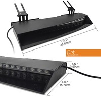 Lumière stroboscopique LED haute luminosité pour visière de voiture, lumière stroboscopique LED pour visière de véhicule d'urgence