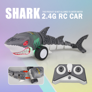 Squalo Telecomandato LK Toys con Funzioni di Piegamento, Rotazione, Scivolamento e Movimento della Coda, con Luci e Suoni, Regalo di Compleanno - Product Image 2