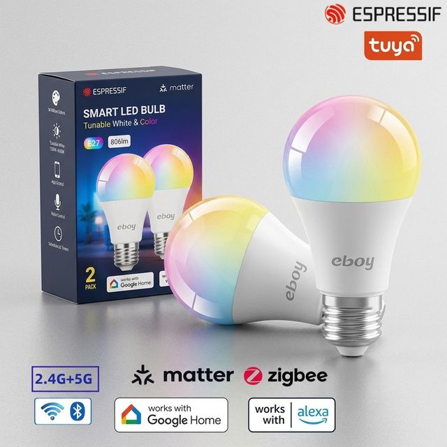 Smart Color Changing LED Bulb Tuya APP Wireless Indoor Decorative Home Mood Lighting Energy Saving Motion Sensor Smart LED Bulb