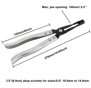 11 Uds. Alicates de sello de aceite de válvula, <span class=keywords><strong>Kit</strong></span> de compresor de resorte de válvula de culata, herramienta de reparación de automóviles - Product Image 6