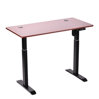 Support de bureau debout électrique à moteur unique, design moderne, support réglable en hauteur pour un usage domestique pour les chambres ou le travail de bureau