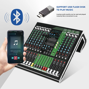 GAX-MQ122 Professional Sound Audio Mixer Karaoke USB Recording Performance Outdoor Stage 12 Channel <strong>Dj</strong> <strong>Controller</strong> - Product Image 5
