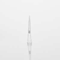 Embouts de pipette en matériau PP 10 µl, fournitures de laboratoire, embouts filtrants jetables transparents pour pipettes