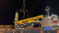 Grúa sobre Camión QY25K5D de 25 Toneladas, la Más Vendida, para Obras de Construcción, en Stock