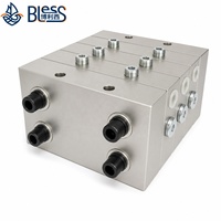 Distributeur de graisse double ligne avec doseur pour la lubrification automatique des grues, convoyeurs et engins lourds