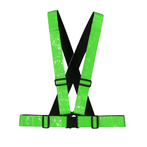 Ceinture de <span class=keywords><strong>sécurité</strong></span> réfléchissante en PVC haute visibilité, matériau <span class=keywords><strong>lumineux</strong></span>, treillis brillant, harnais de <span class=keywords><strong>sécurité</strong></span> pour <span class=keywords><strong>vélo</strong></span>, course à pied - Product Image 4