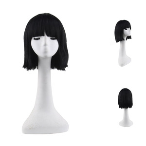 Peluca de Cosplay sintética de alta calidad, personaje de Anime Ichimatsu Kohina, Bob corto negro, fibra resistente al calor, bonitas pelucas de belleza - Product Image 1