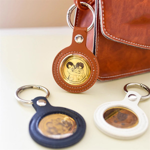 Étui en cuir pour pièce commémorative de <span class=keywords><strong>20</strong></span> <span class=keywords><strong>dollars</strong></span> en or, collection vintage, porte-clés américain, pour pièces de collection standard et de défi - Product Image 1