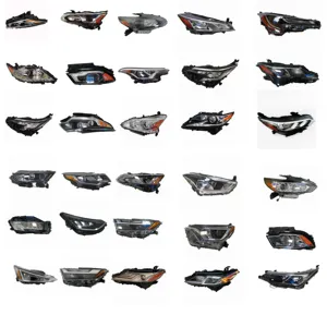 Accesorios para automóviles para Toyota RAV4 faro 2016 2017 2018 OEM 81150-0R080 parachoques delantero de coche faros cromados versión de EE. UU. Sin Blub