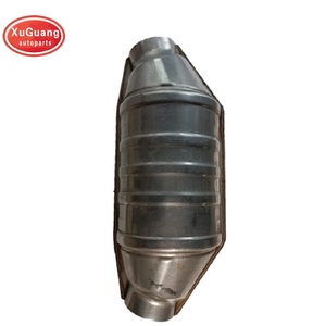 XG-AUTOPARTS yüksek kalite evrensel yuvarlak katalitik konvertör yan yana ofset ofset 2 "2.5" 2.25 "3" - Product Image 1