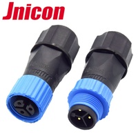 Connecteur étanche IP68 pour éclairage public, 2, 3, 4, 5 broches, M15, étanche à l'eau