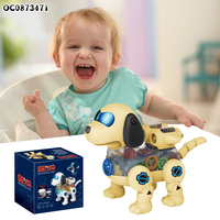 B/O Interaktiver Roboter der elektrischen Ausrüstung, der intelligentes Hundes pielzeug für Kinder mit leichter Musik tanzt