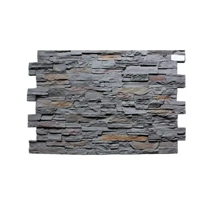 Pannello di design pannelli in pietra a parete finta pannello leggero per esterni in pietra a fungo pannello in mattoni pvc poliuretano
