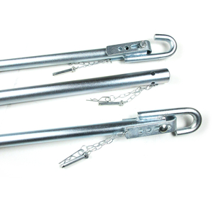 Barre de remorquage de sécurité automobile avec sac de transport 3 pièces 1,8 m 2,0 t pour le sauvetage en cas de panne sur la route - Product Image 2