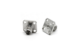Connecteur RF 2,92 mm mâle en acier inoxydable à montage sur bride mâle/femelle - Product Image 2