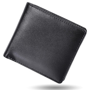 Japanese Style Top Grain Cowhide <b>Wallet</b> Men's RFID Anti Theft Multi Card Slot Everyday Use <b>Brown</b> Color Solid Pattern - Product Image 5