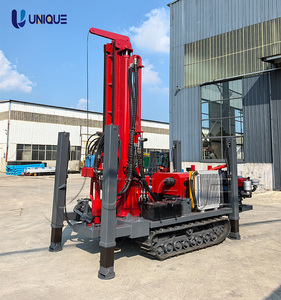 2025 nouveau produit automatique 100m-400m pompe de puits d'eau plate-forme de forage sur chenilles 400m équipement de forage automatique 220V vente de moteur - Product Image 5