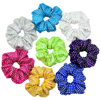 Nouveauté : Scrunchies pour femmes, équipe de cheerleading, strass scintillants, tissu élégant de haute qualité, cristaux étincelants, mystique