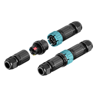 Connecteur circulaire étanche IP68 E-Weichat EW-P23MF-3P, prise d'alimentation 16A pour bande lumineuse LED