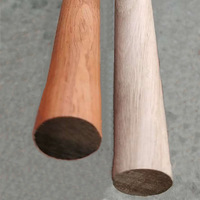 Tige à bois ronde de 2 m, pour la fabrication automatique de bijou, balai à franges
