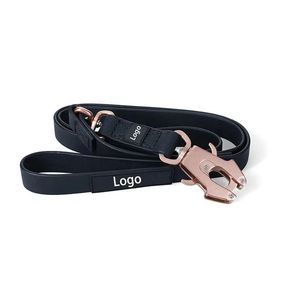 Laisse tactique réglable en TPU avec logo personnalisé, rubans solides à dégagement rapide, étanche et vegan, avec mousqueton pivotant pour l'entraînement des grands chiens - Product Image 4