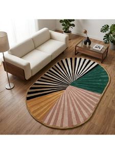 Alfombra de Lana Hecha a Mano, Alfombra de Primera Calidad con Diseño Minimalista para Dormitorio Moderno, Sala de Estar y Ambientes Elegantes - Product Image 4