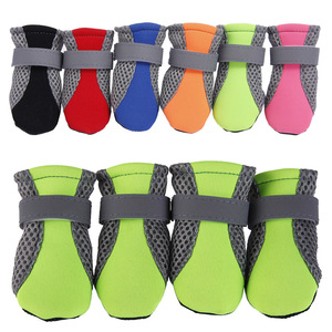 Chaussures <span class=keywords><strong>pour</strong></span> <span class=keywords><strong>chien</strong></span> en nylon respirant et écologique, antidérapantes, imperméables, chaudes, réfléchissantes, design moderne en caoutchouc, bottes <span class=keywords><strong>pour</strong></span> <span class=keywords><strong>chien</strong></span>, <span class=keywords><strong>patte</strong></span> - Product Image 2
