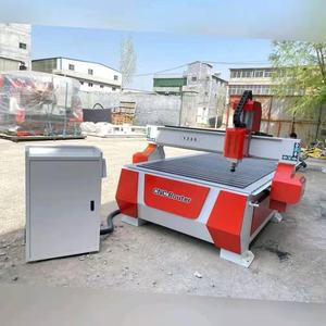 เครื่องเราเตอร์ CNC 1325 แบบแกนหมุนเดี่ยว พร้อมปั๊ม PLC สำหรับงานไม้ หิน อะคริลิก ออกแบบ 3 มิติ ใช้งานง่าย โต๊ะสุญญากาศ มอเตอร์ 3KW - Product Image 1