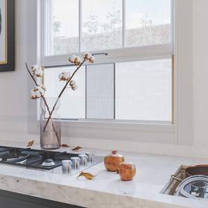 Xách tay nhôm phụ tùng trượt mở rộng nhà côn trùng cửa sổ màn hình trượt muỗi Net màn hình cửa sổ - Product Image 2