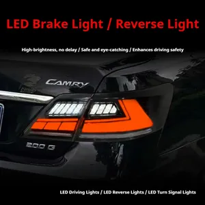 ไฟท้ายรถยนต์ FT สำหรับ Toyota Camry รุ่น US ปี 2007-2011 ไฟท้าย LED พร้อมไฟเลี้ยวแบบไดนามิก ชุดไฟท้ายรถยนต์ - Product Image 3