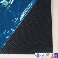 Plaque en fibre de carbone sergé 3K personnalisée en gros pour base de panneau solaire à ventouse