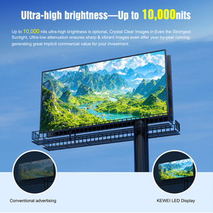 Écran publicitaire extérieur grand format étanche, résolution <span class=keywords><strong>4K</strong></span>, IP66, affichage publicitaire, écran LED extérieur P4, Pantalla Led - Product Image 2