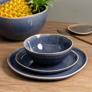 Set di stoviglie in ceramica da 10 pollici 8 pollici ad alte prestazioni EKA Set di piatti e piatti all'ingrosso in gres europeo Set piatti e piatti - Product Image 1