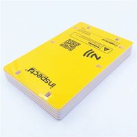 Wasserdichtes zweifarbiges NFC-Gerüst-Inspektions etikett