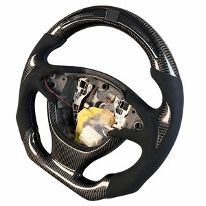 Volant sport 3 branches en fibre de carbone avec éclairage LED pour BMW Série 3 (F30/F20/F21/F22) et Série X (sans airbag) - Product Image 2