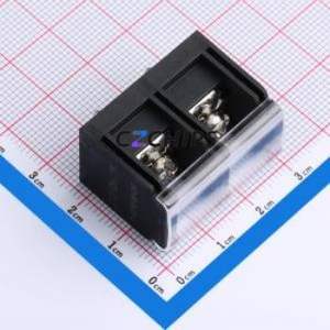 DBT40C-13.0-2P-BK-P Barrier Terminal Block Through hole Component (THT),P=13mm Connector Two Sides 13mm 1x2P Center Pin - Product Image 1