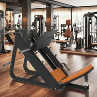Machine de presse à jambes inclinée à 45 degrés à charge libre pour l'entraînement de la force des muscles des quadricipitres, des fessiers et des ischio-jambiers (partie inférieure du corps)