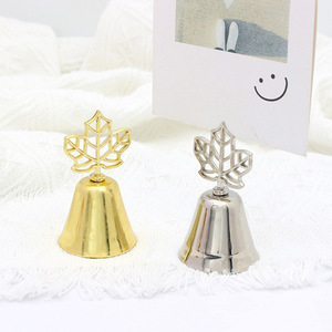 Porte-carte de nom, porte-photo, clip <span class=keywords><strong>à</strong></span> mémo en forme de cœur, d'arbre d'érable, en argent ou en or, pour la décoration de table de fête ou de mariage - Product Image 2
